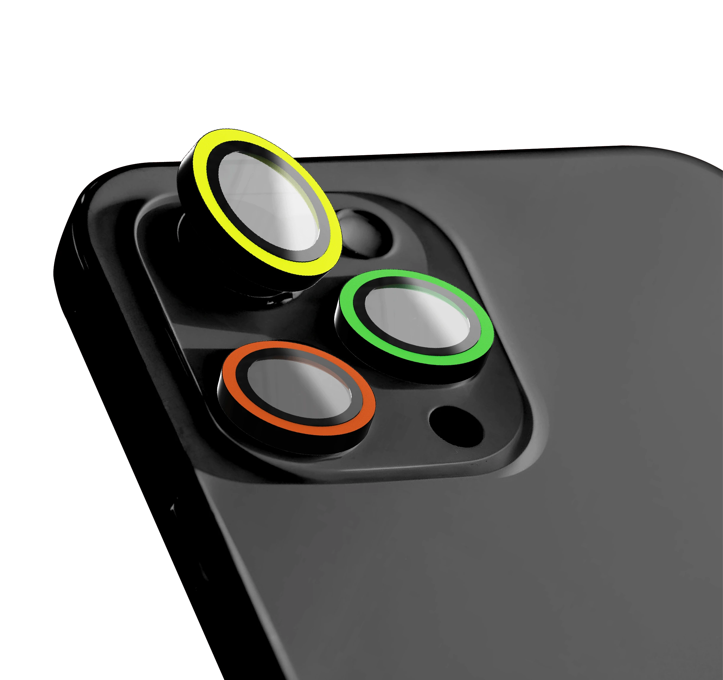 iphone 15 pro/pro max lens green-orange-yellow
